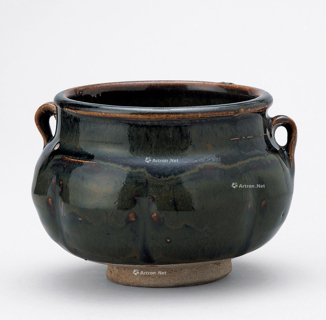 1261 宋 黑釉双耳罐