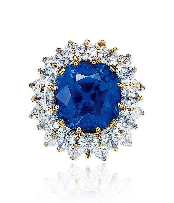 2010 宝格丽设计 19.92克拉斯里兰卡蓝宝石配钻石戒指,未经加热