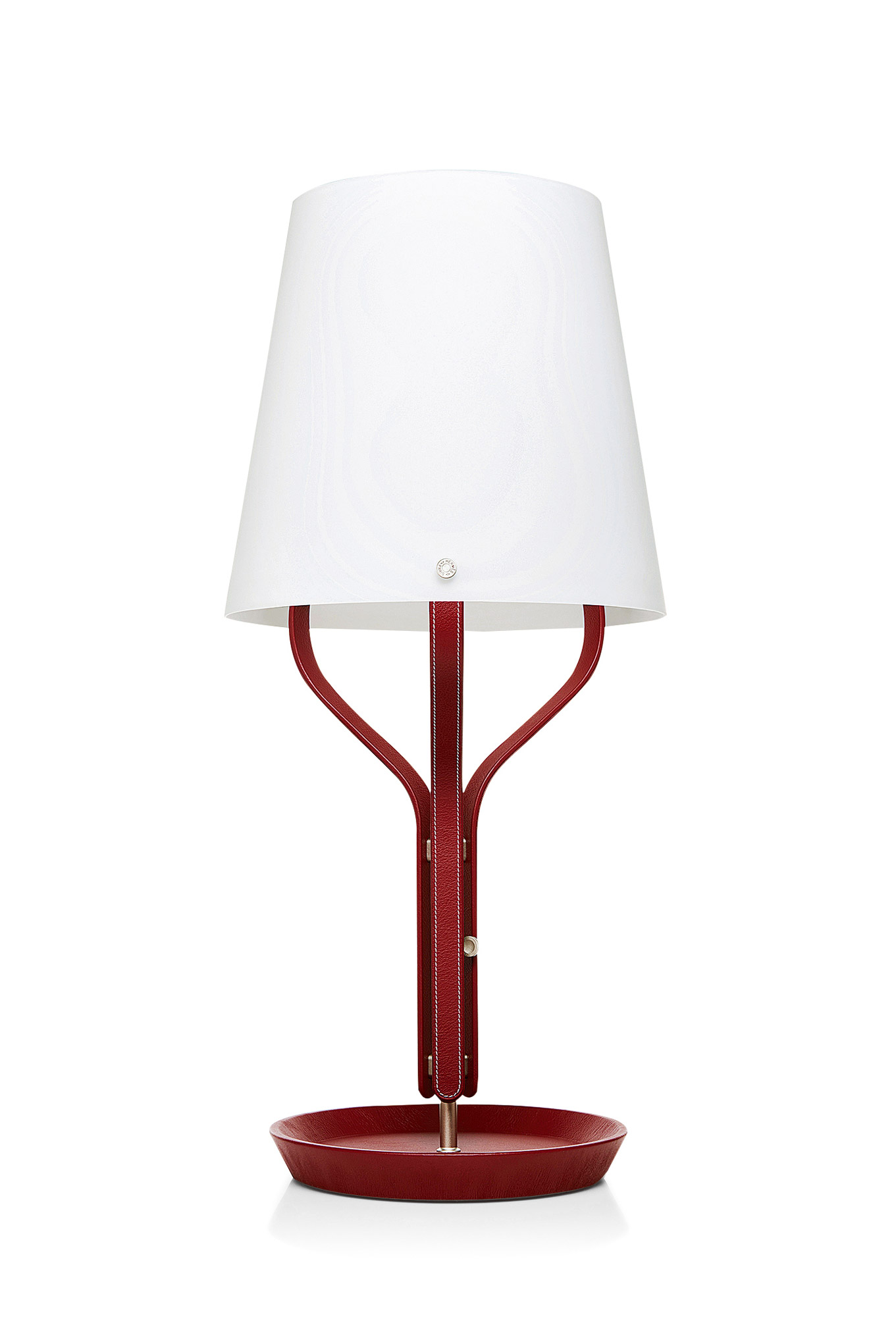 2683 爱马仕 2018 爱马仕红色taurillon牛皮台灯