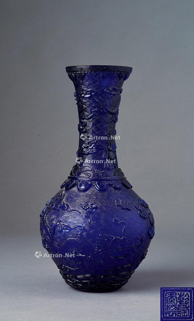 0453 龙纹琉璃瓶