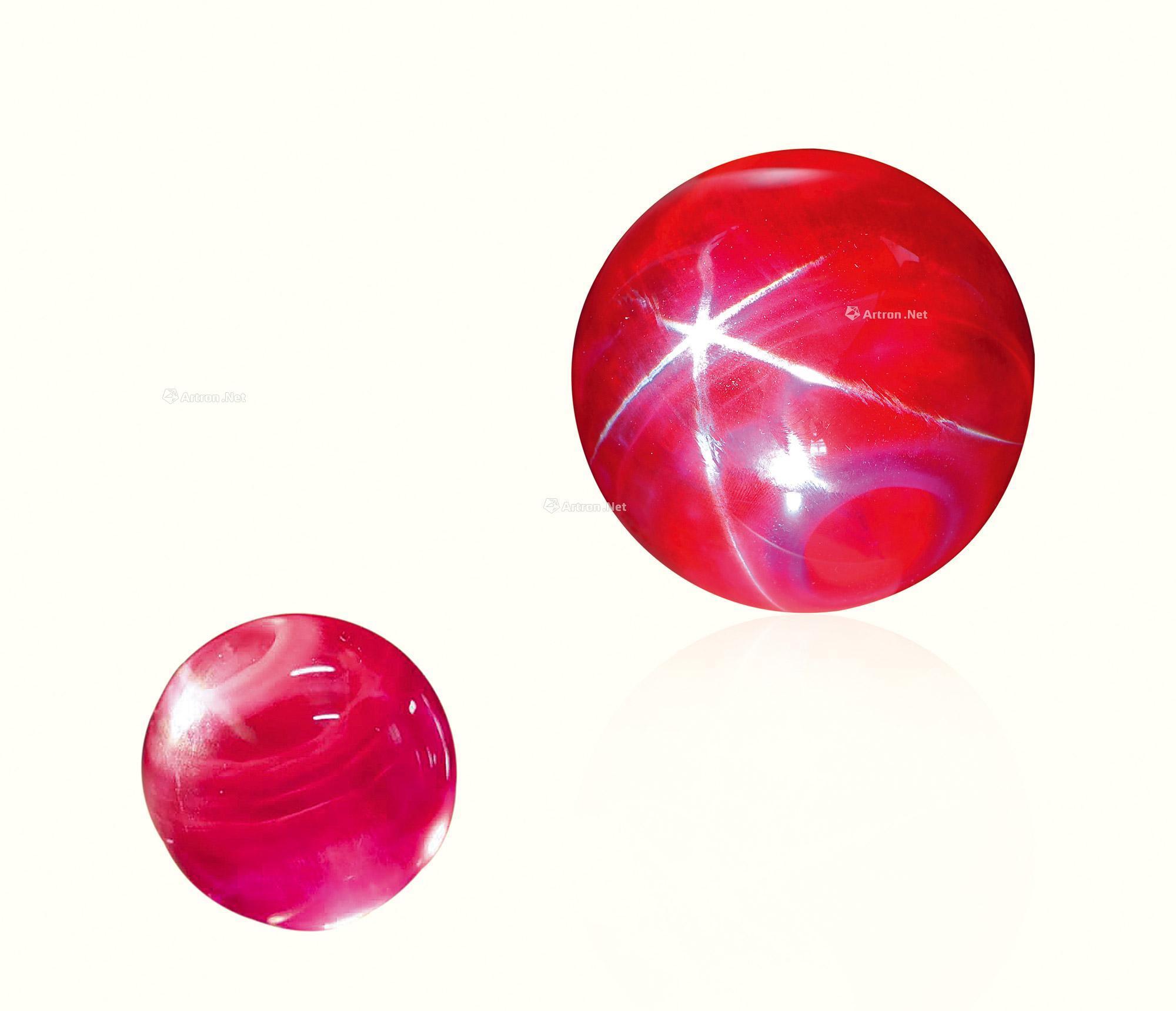 紫罗兰星光红宝石图片