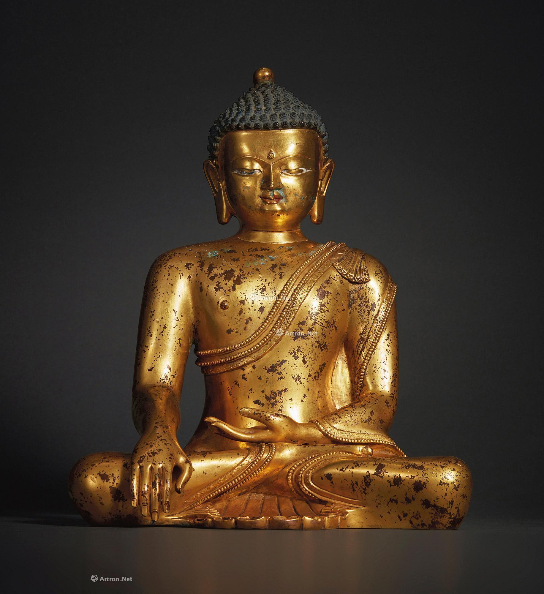 【15世纪 释迦摩尼佛像】拍卖品_图片_价格_鉴赏_佛教文物其它_雅昌艺术品拍卖网