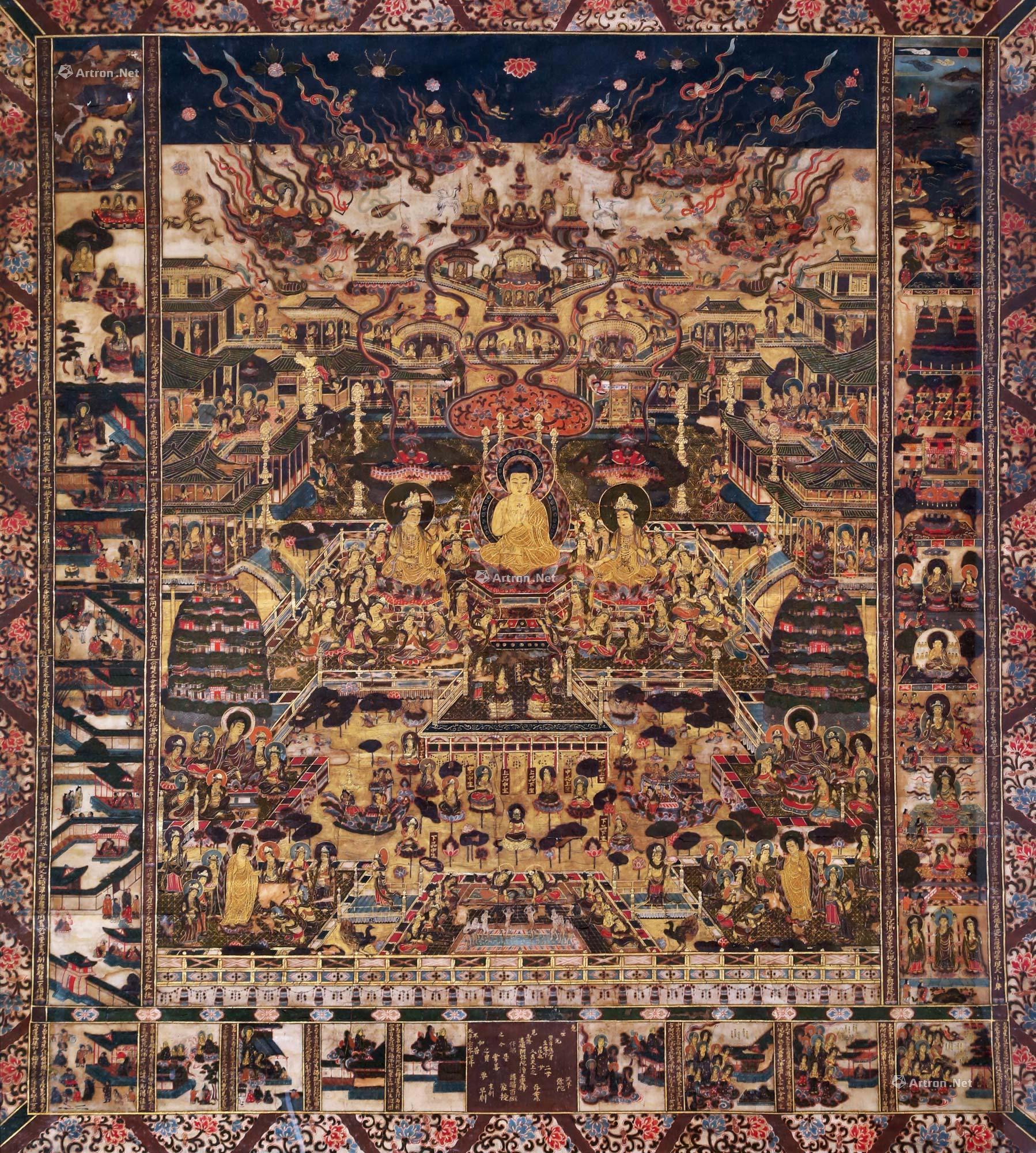 【经变图 框 纸】拍卖品_图片_价格_鉴赏_绘画_雅昌艺术品拍卖网
