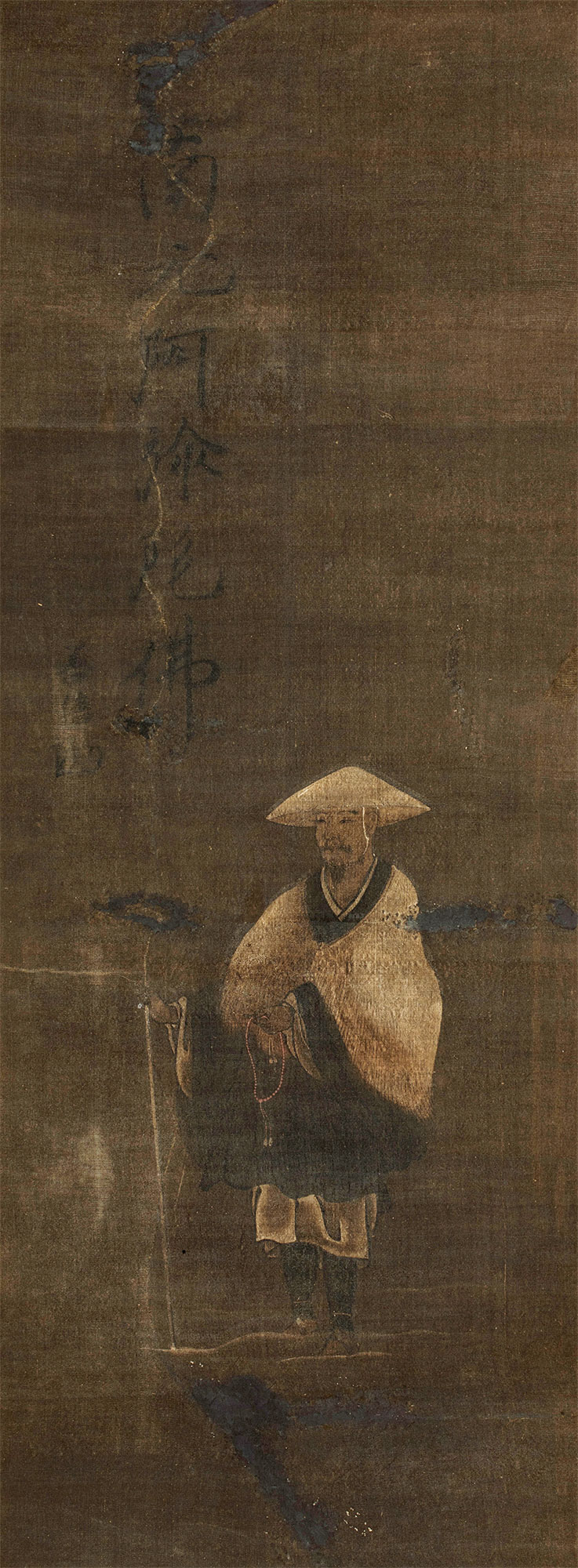 【僧人像 立轴 绢本】拍卖品_图片_价格_鉴赏_绘画_雅昌艺术品拍卖网