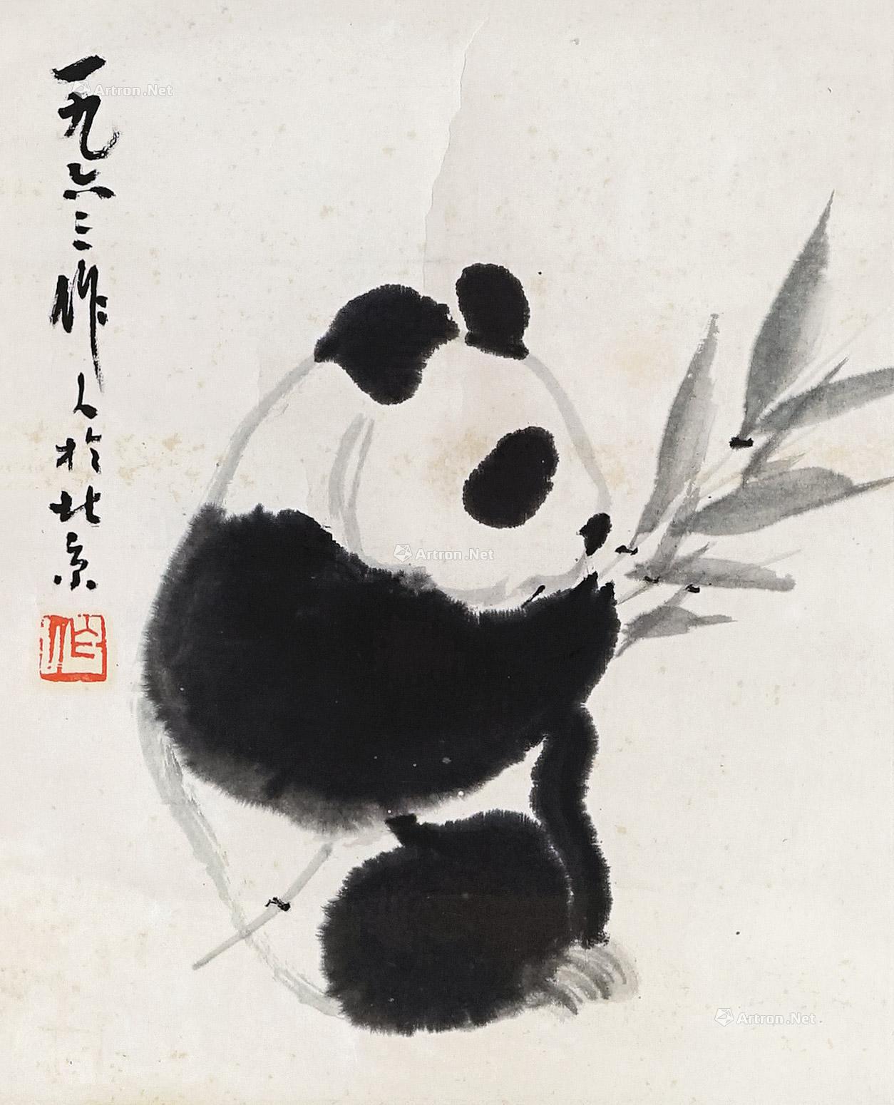 工笔熊猫图片素材-编号11643945-图行天下