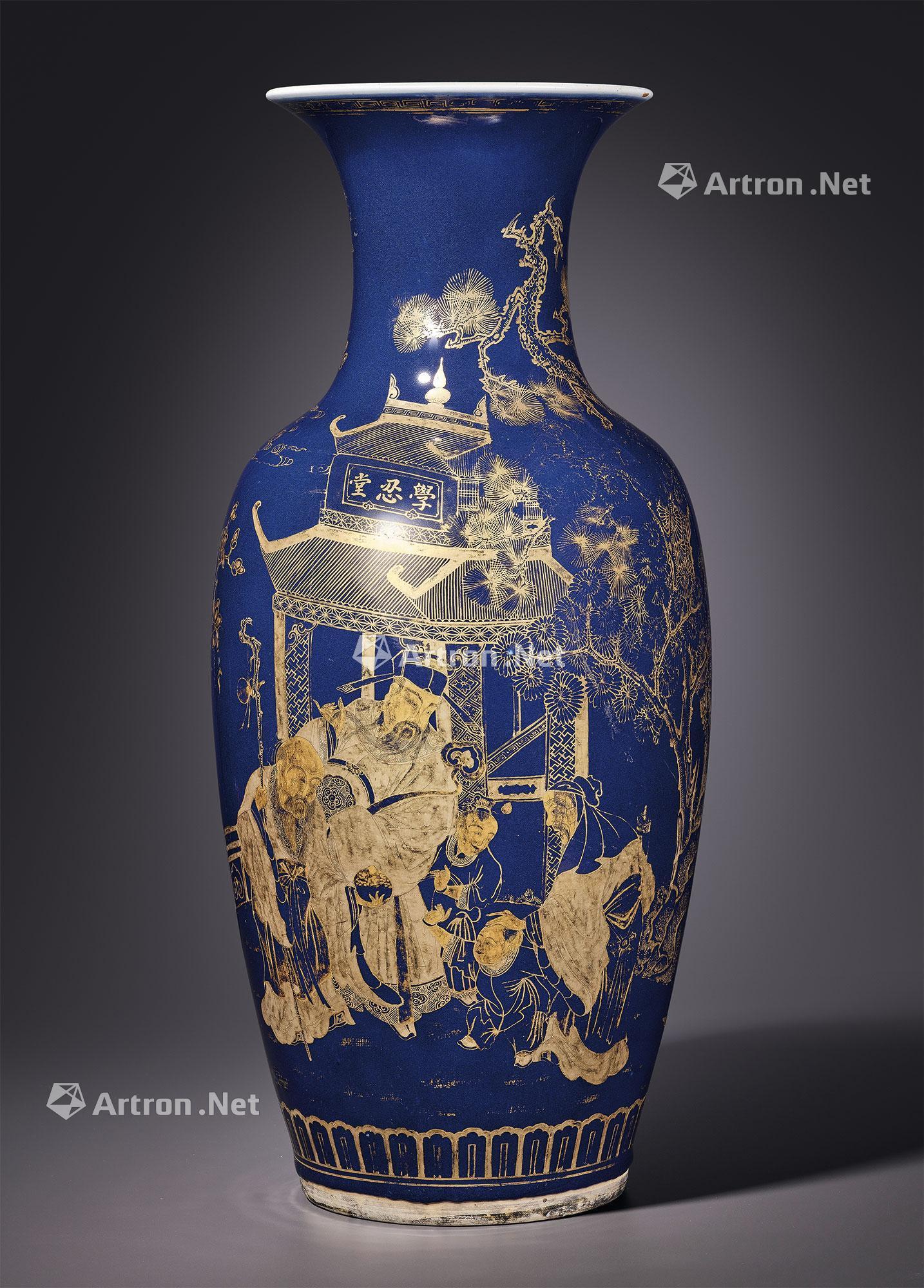 福禄寿三星图大瓶】拍卖品_图片_价格_鉴赏_清代其它彩釉瓷器_雅昌