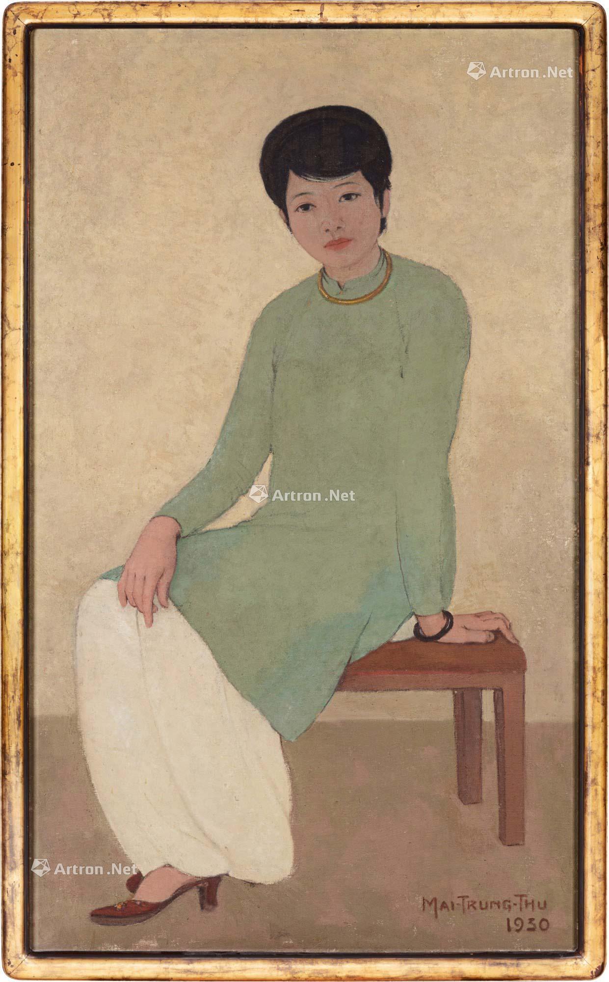 1026一九三〇年作芳小姐的肖像油画画布