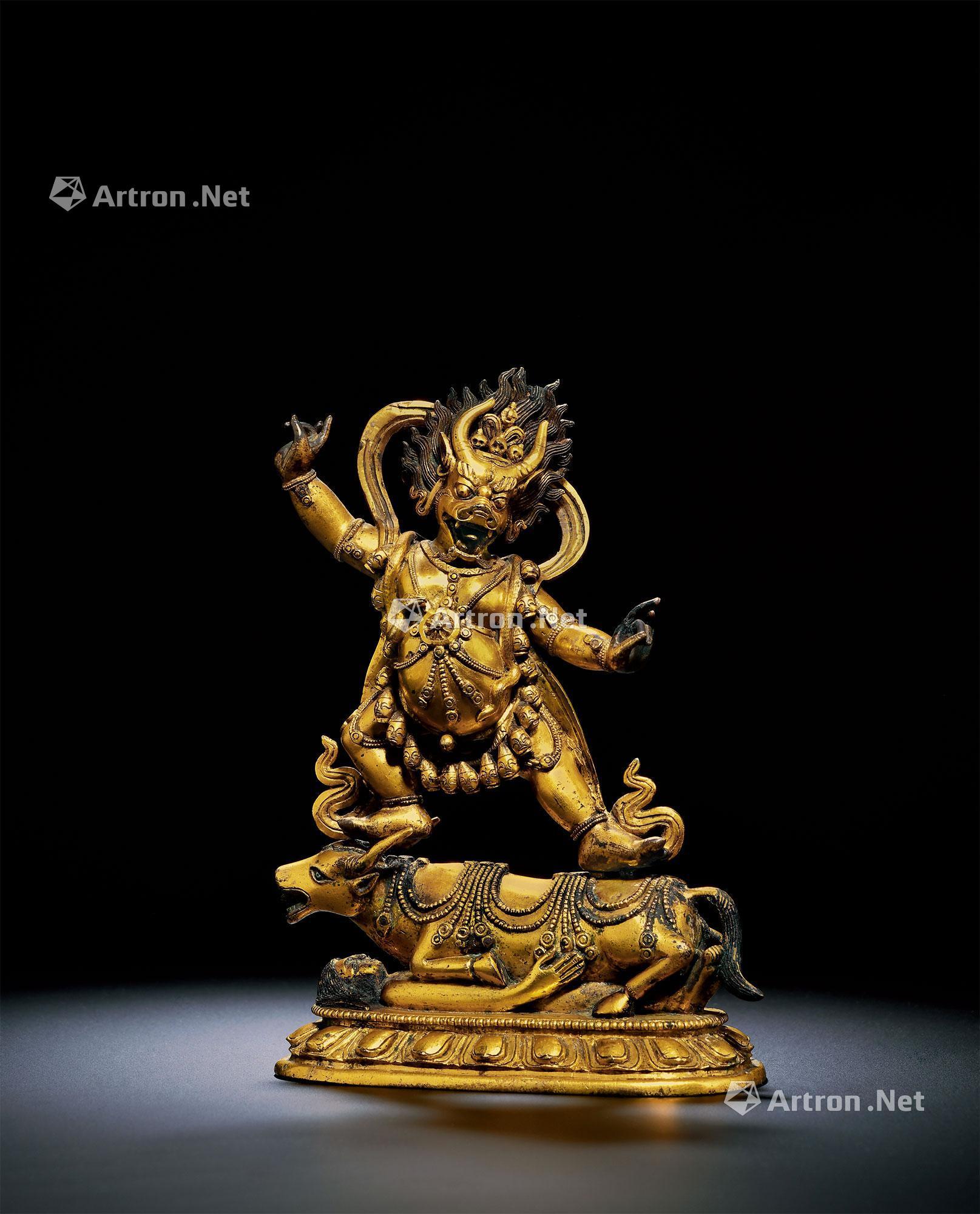 【18世纪 阎魔敌像 铜镀金】拍卖品_图片_价格_鉴赏_佛教文物其它_雅昌艺术品拍卖网