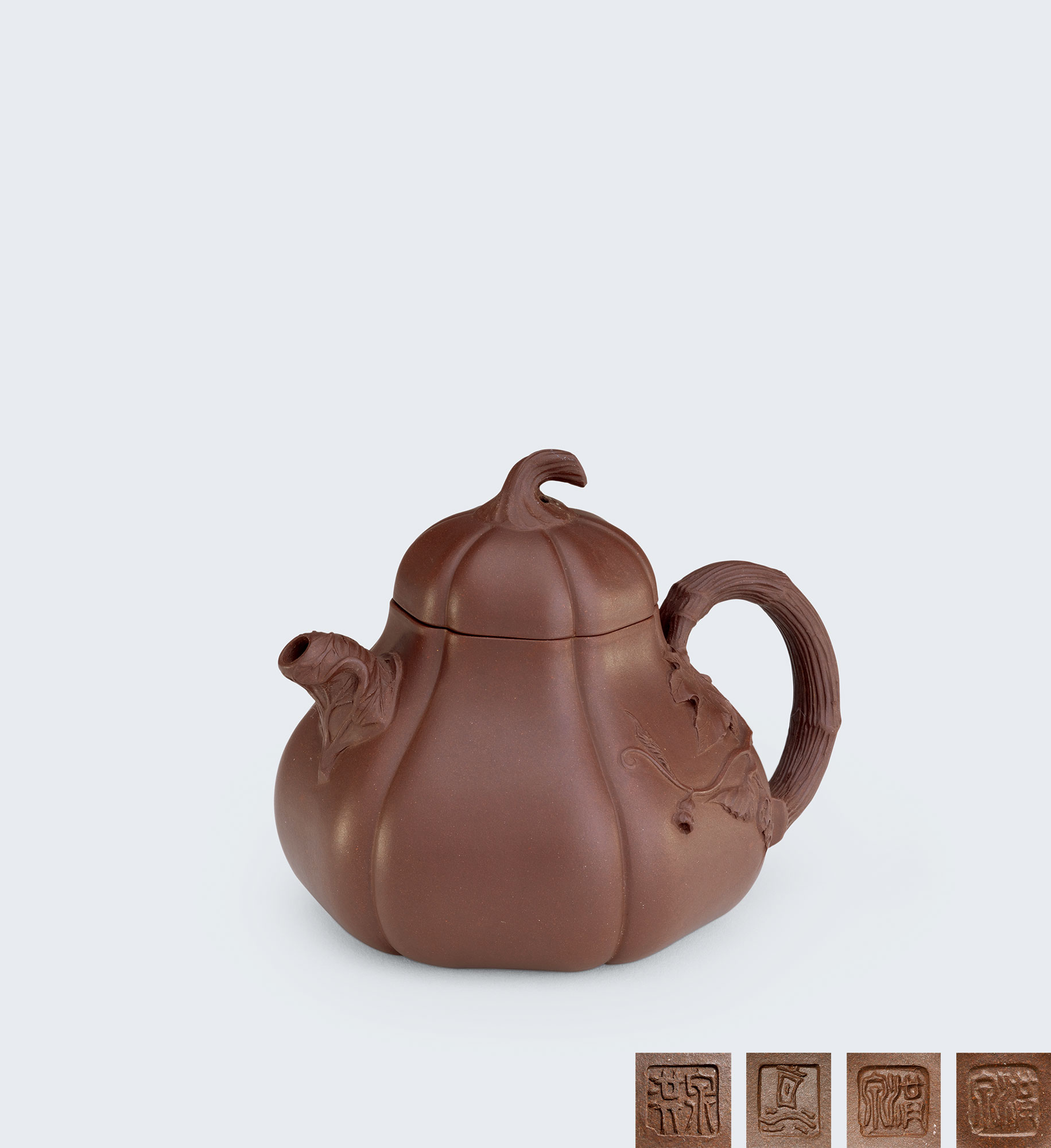 2835当代范洪泉制高南瓜壶
