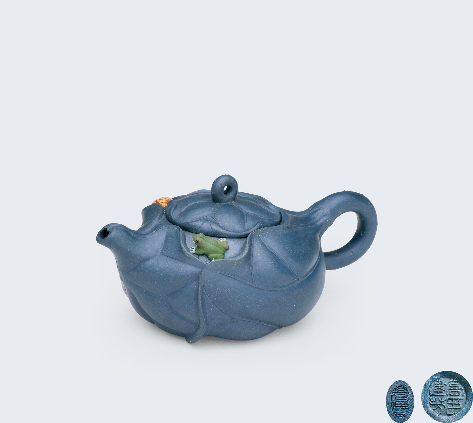 【当代 高建芳制荷合壶】拍卖品_图片_价格_鉴赏_紫砂_雅昌艺术品拍卖