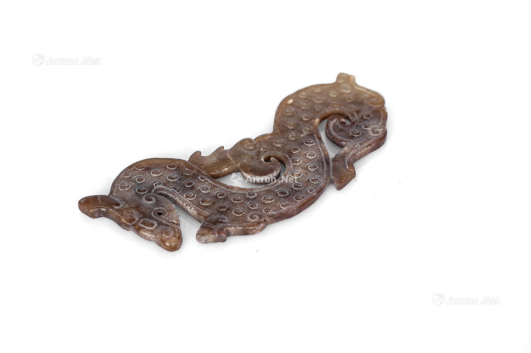 0351明代玉龙形佩