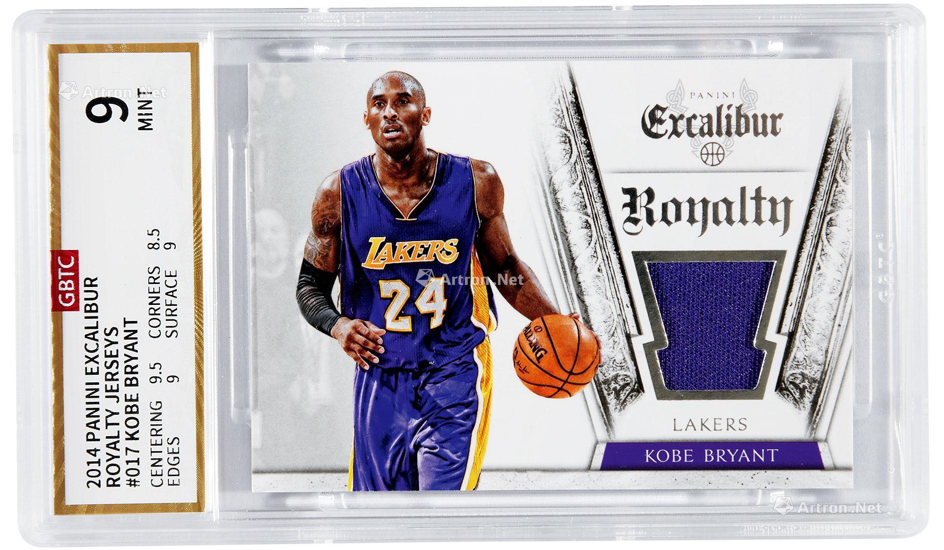 12642014年panini公司出品科比布莱恩特kobebryant球衣卡一张