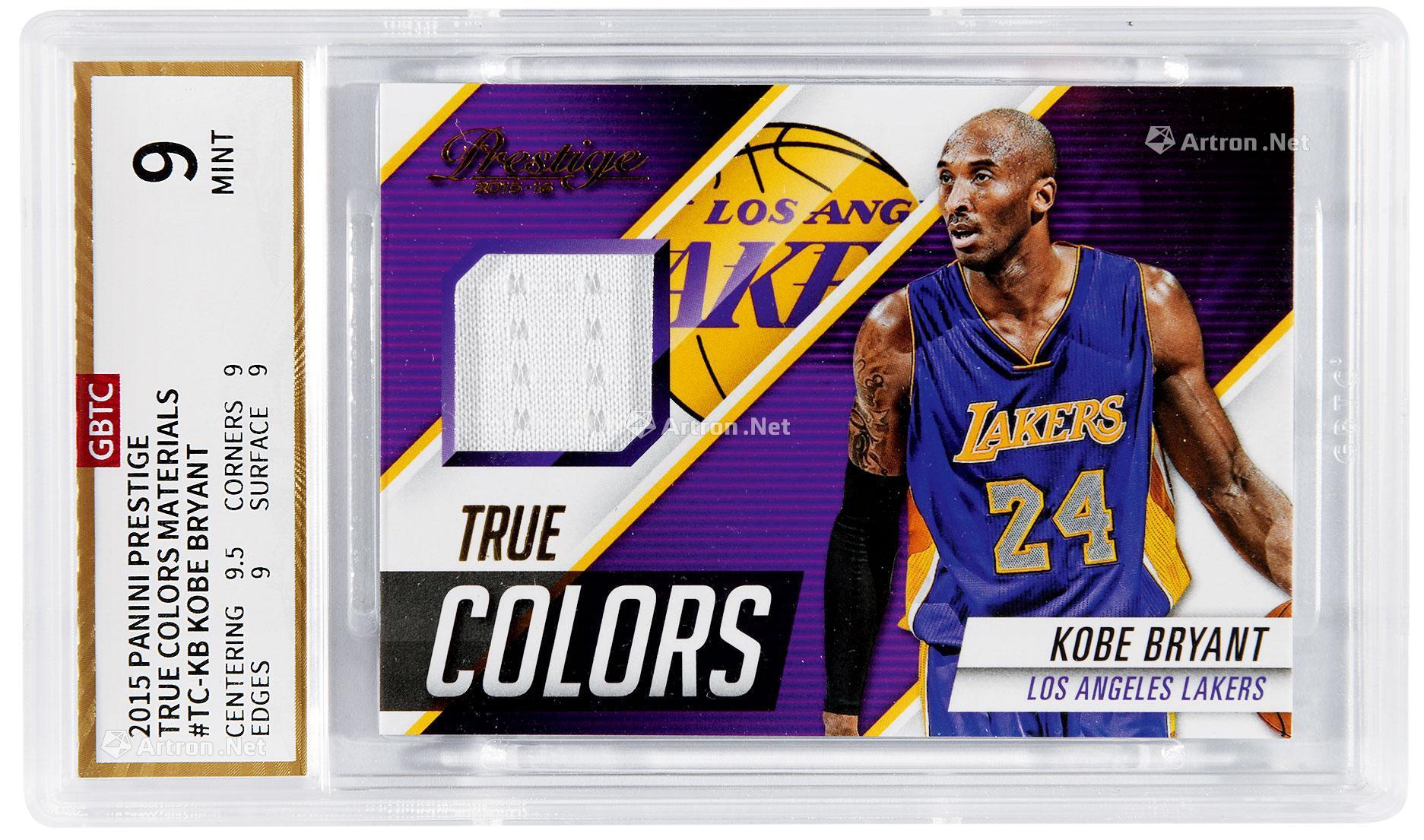 12652015年panini公司出品科比布莱恩特kobebryant球衣卡一张