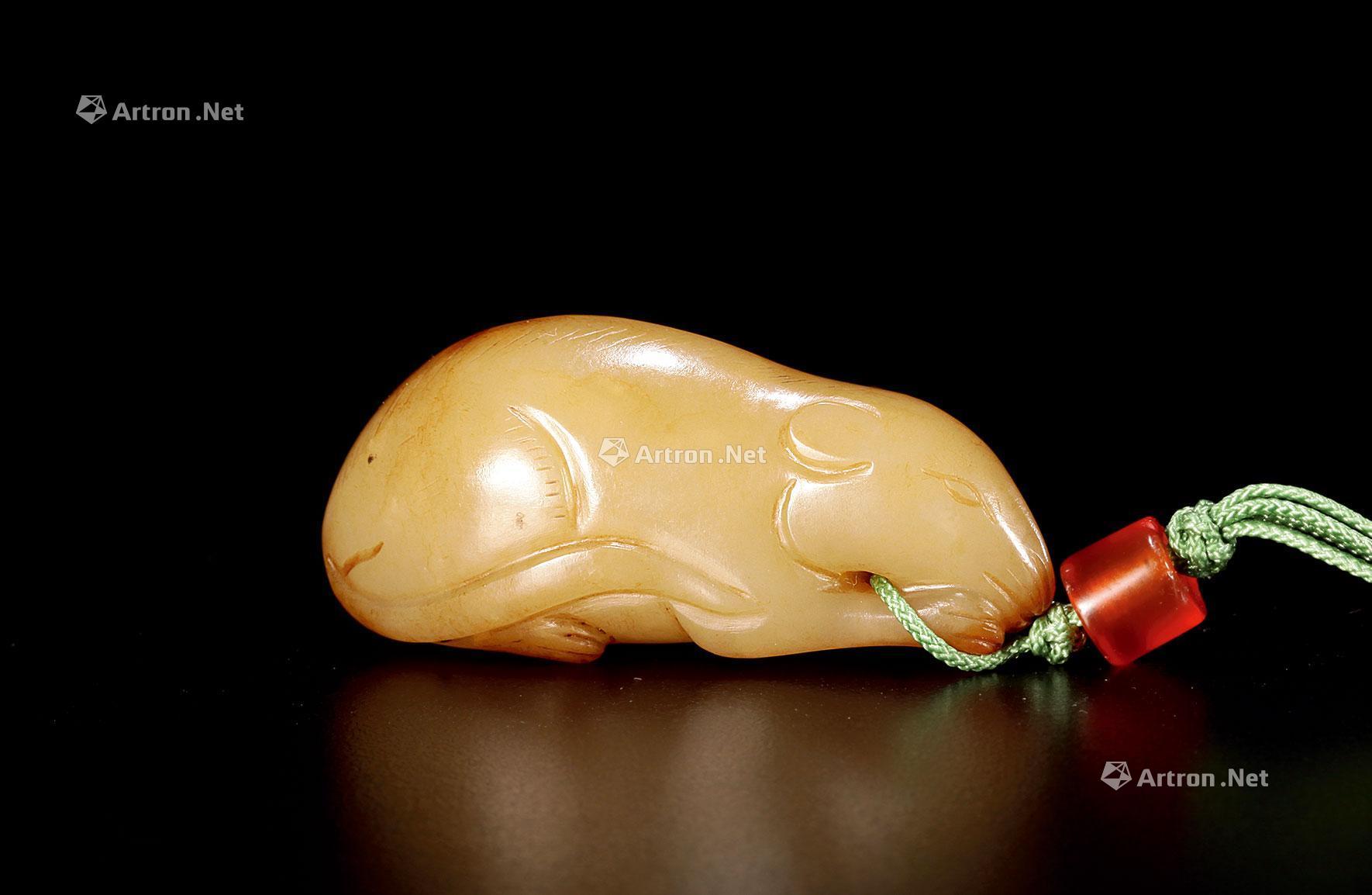 2003清中期旧玉鼠