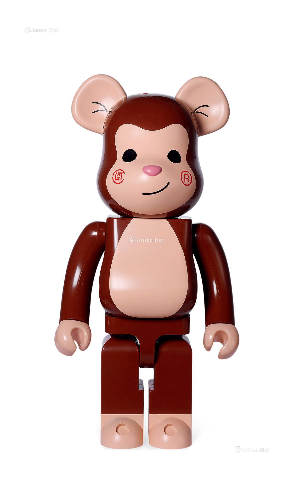 2151be@rbrick x clot 一只猴子 1000% 材质:pvc