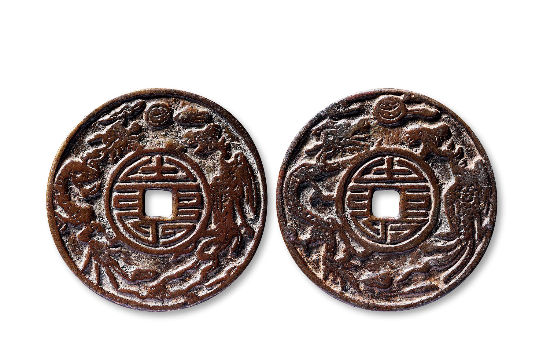 【清"寿龙凤"花钱一枚】拍卖品_图片_价格_鉴赏_钱币_雅昌艺术品拍卖