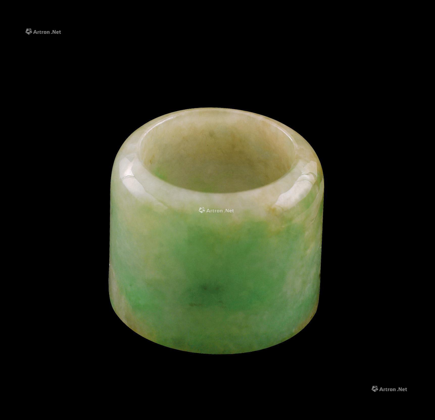 0377晚清翡翠扳指