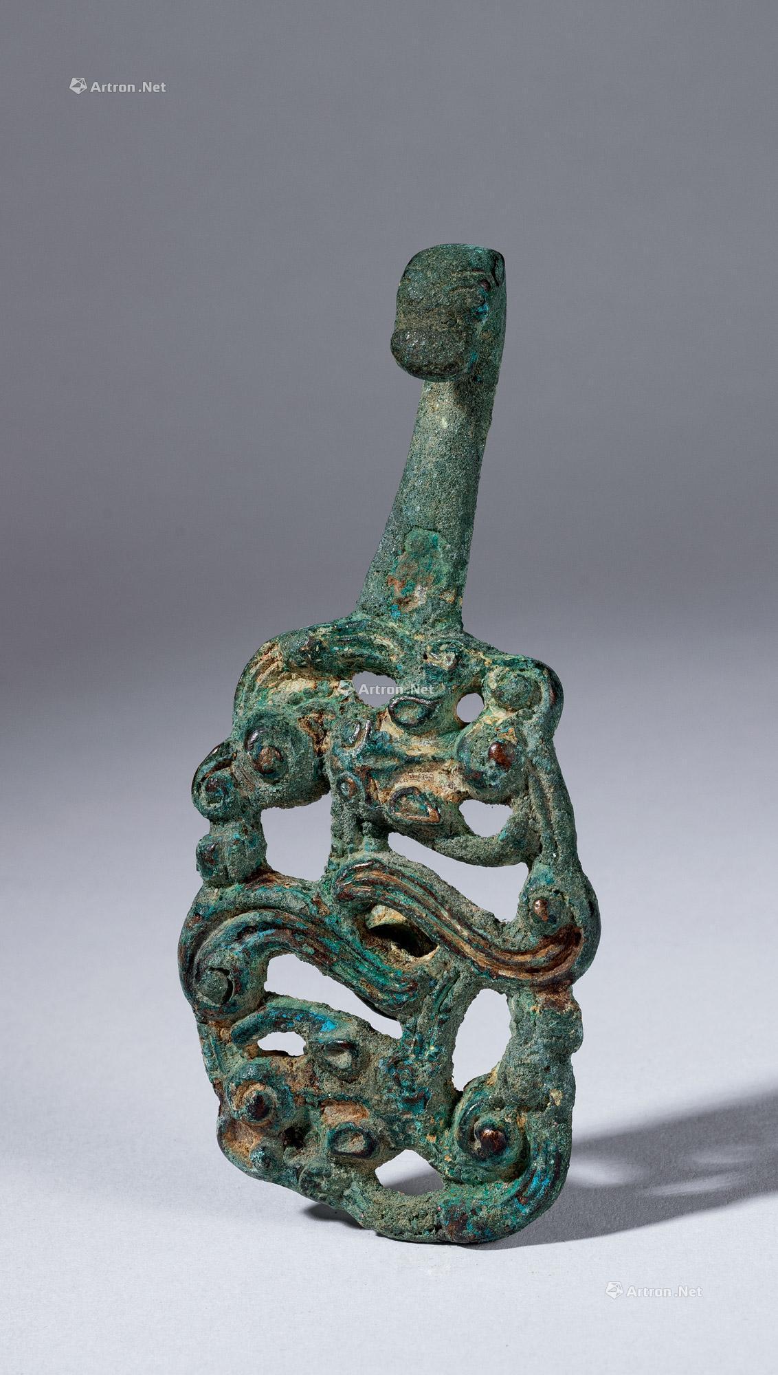 【战国 青铜镂雕螭龙纹带钩】拍卖品_图片_价格_鉴赏_青铜器_雅昌艺术