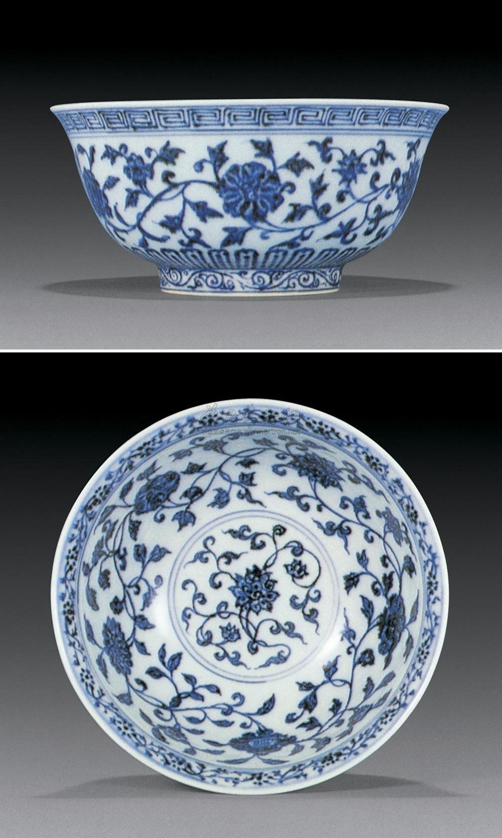 花卉纹碗】拍卖品_图片_价格_鉴赏_明代青花瓷器_雅昌艺术品拍卖网