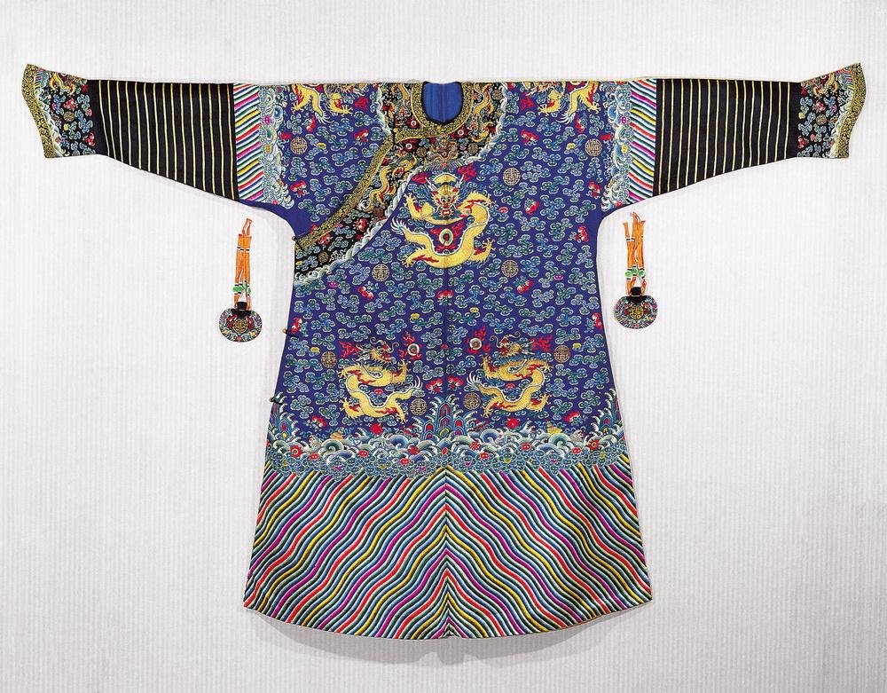 【清 绣花龙袍】拍卖品_图片_价格_鉴赏_工艺品其它_雅昌艺术品拍卖网