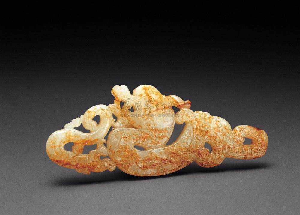 062 宋 白玉龙纹佩