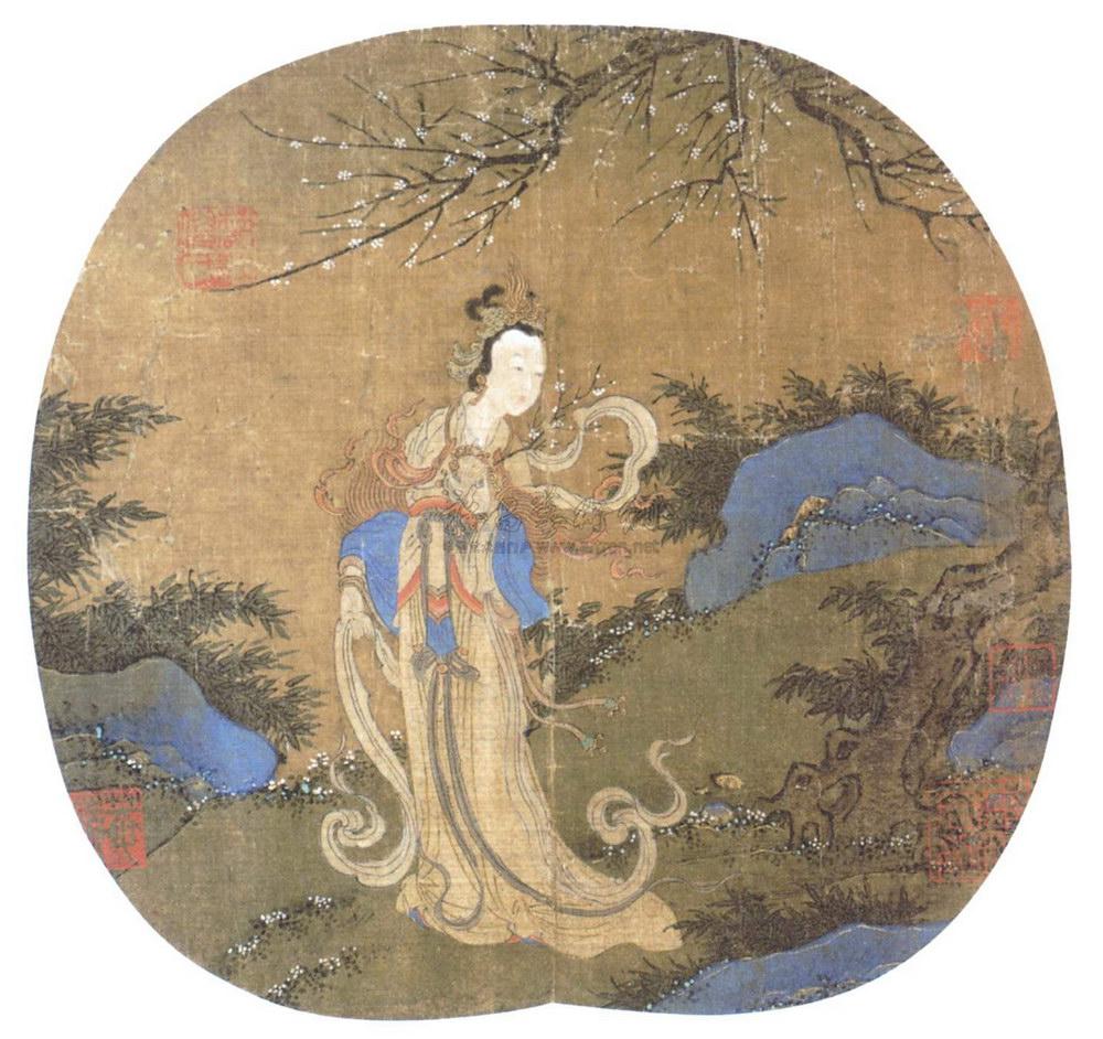 304 宋元 梅花仙子 扇面