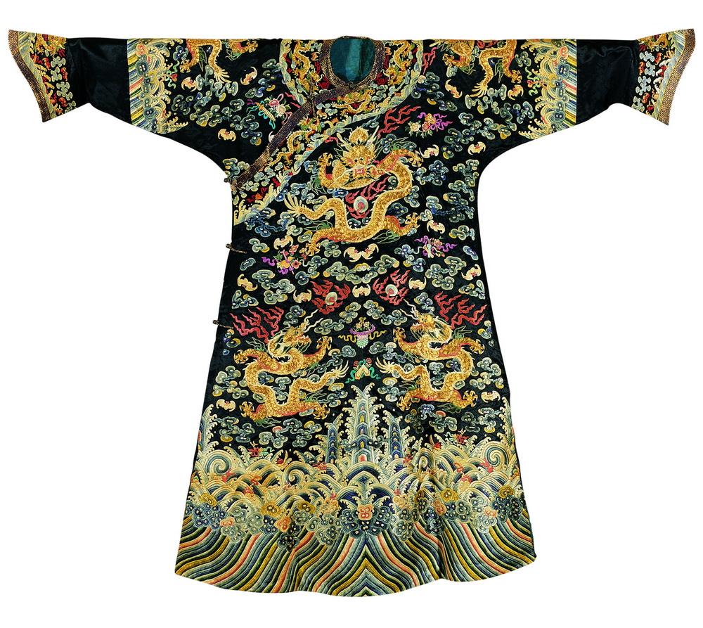 【清光绪 平金彩绣蟒服】拍卖品_图片_价格_鉴赏_工艺品其它_雅昌艺术