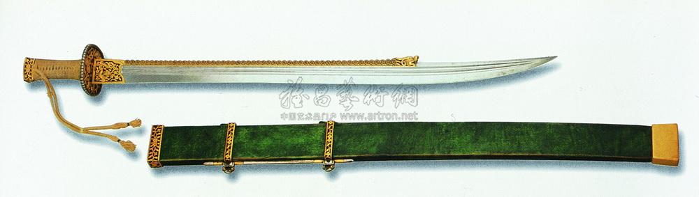0585 清乾隆 礼仪剑鞘 (一套)