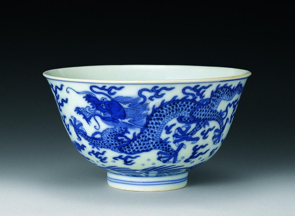 【清道光 青花云龙碗】拍卖品_图片_价格_鉴赏_清代青花瓷器_雅昌艺术