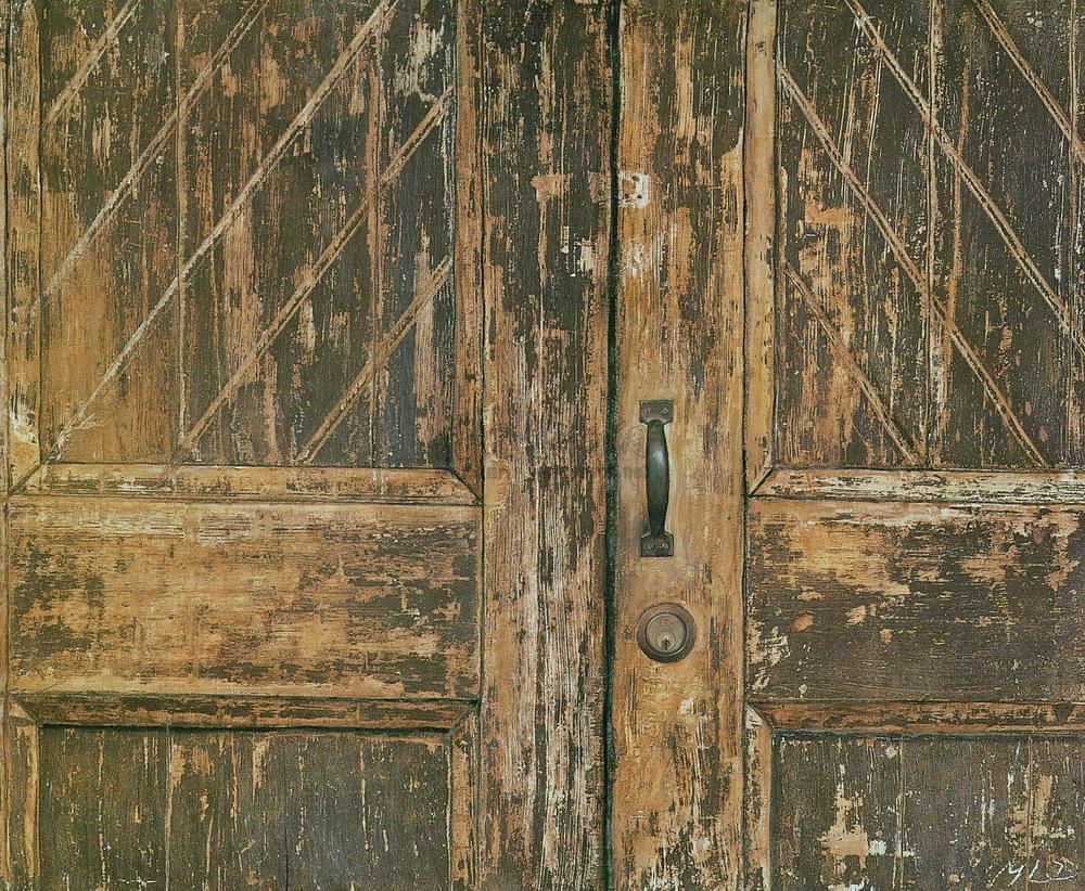 184 1989-90年作 门 油画画布