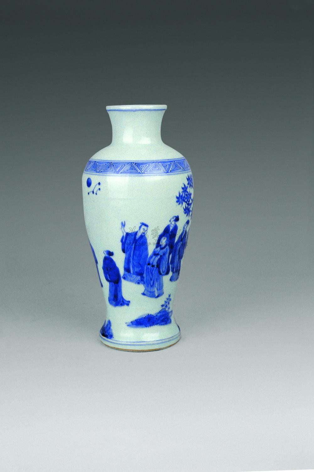 【清光绪 青花人物梅瓶】拍卖品_图片_价格_鉴赏_清代青花瓷器_雅昌