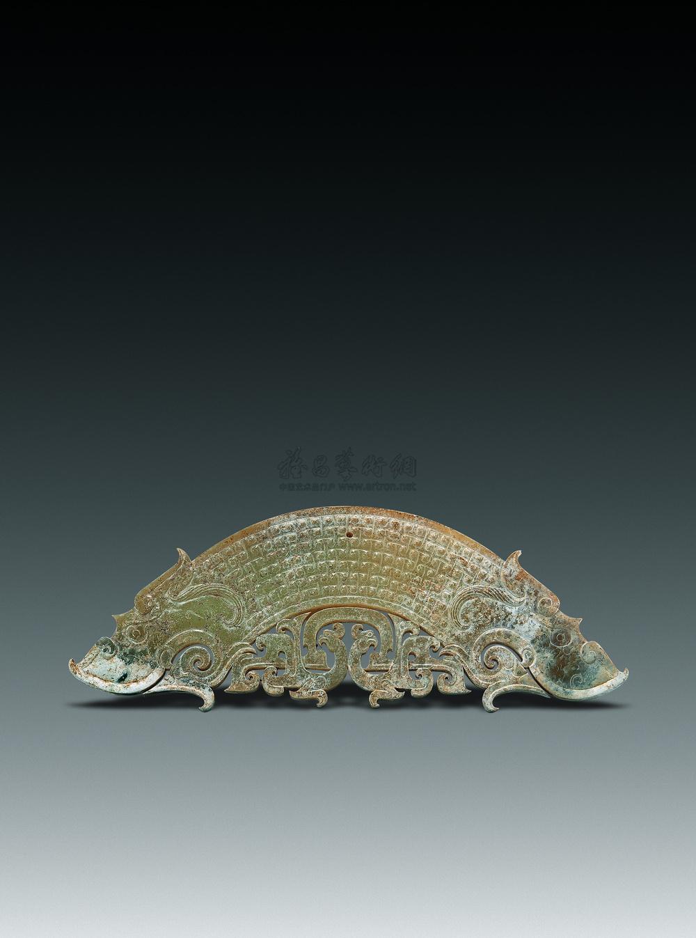 【战国 玉双龙璜】拍卖品_图片_价格_鉴赏_玉石器其它_雅昌艺术品拍卖