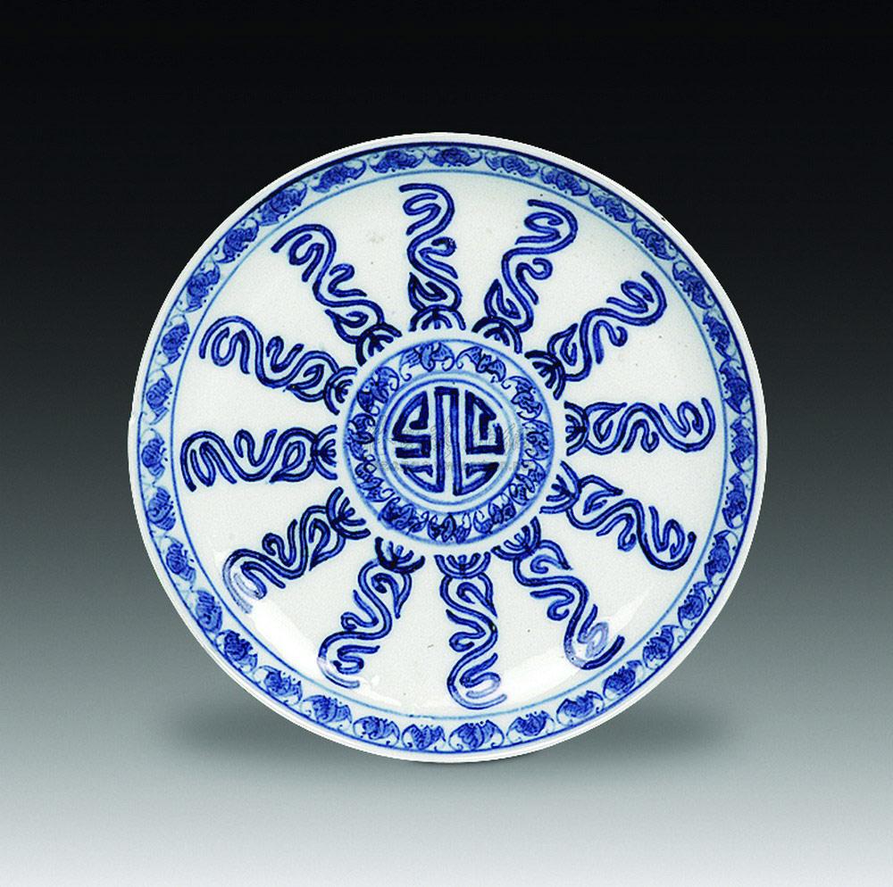 【清代 青花寿字盘】拍卖品_图片_价格_鉴赏_清代青花瓷器_雅昌艺术品