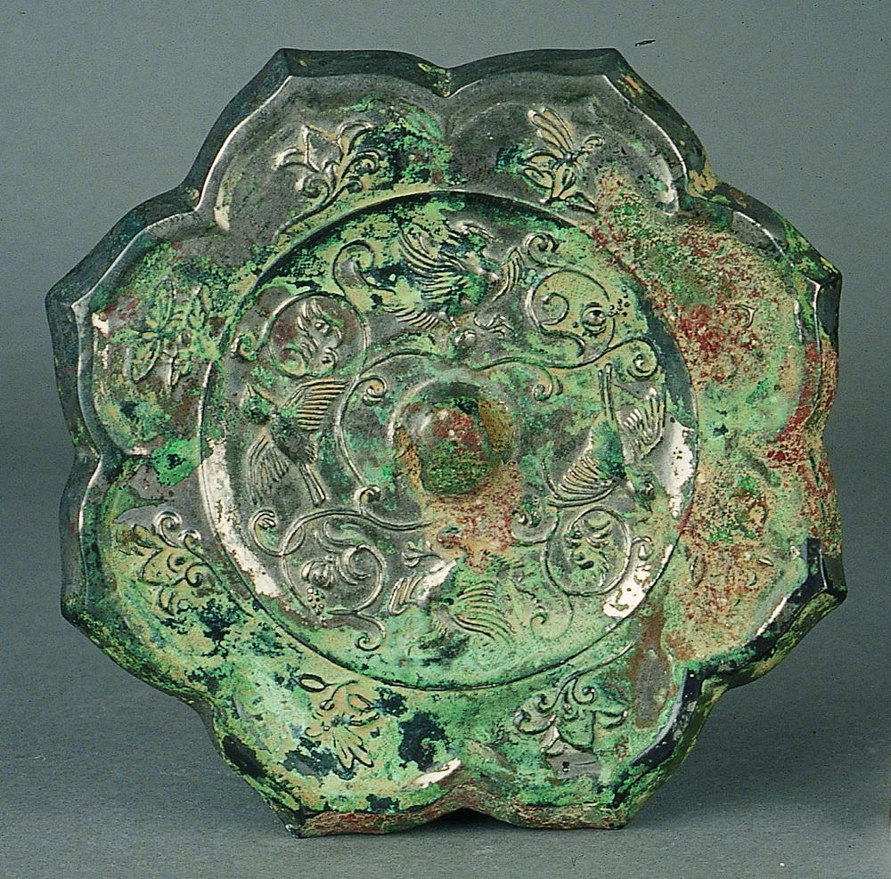 唐代漆器铜镜图片
