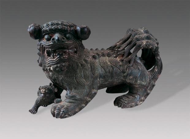 1460清铜狮子