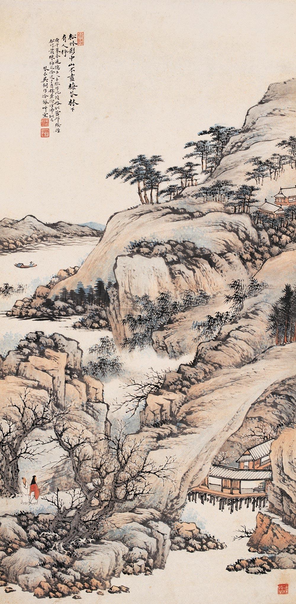 清影 立轴 设色纸本】拍卖品_图片_价格_鉴赏_绘画_雅昌艺术品拍卖网