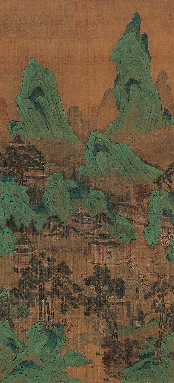 0626 仙山楼阁 立轴