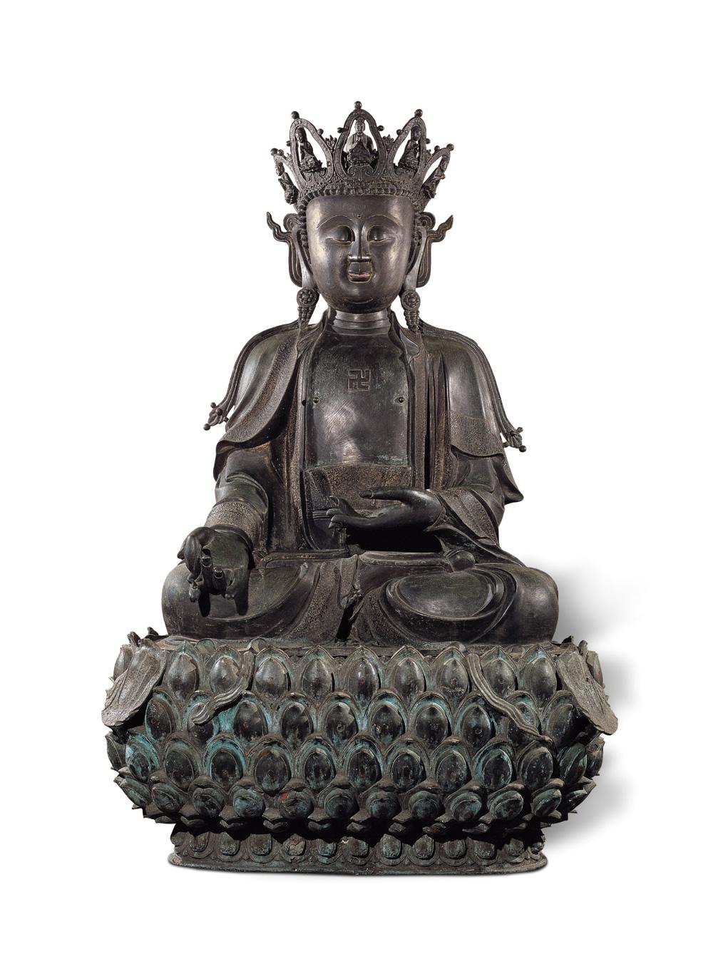 【明 铜药师佛坐像】拍卖品_图片_价格_鉴赏_佛教文物其它_雅昌艺术品