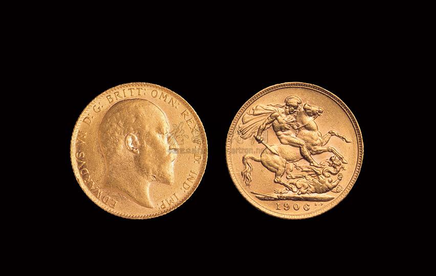 1771 1906年英国金币一枚