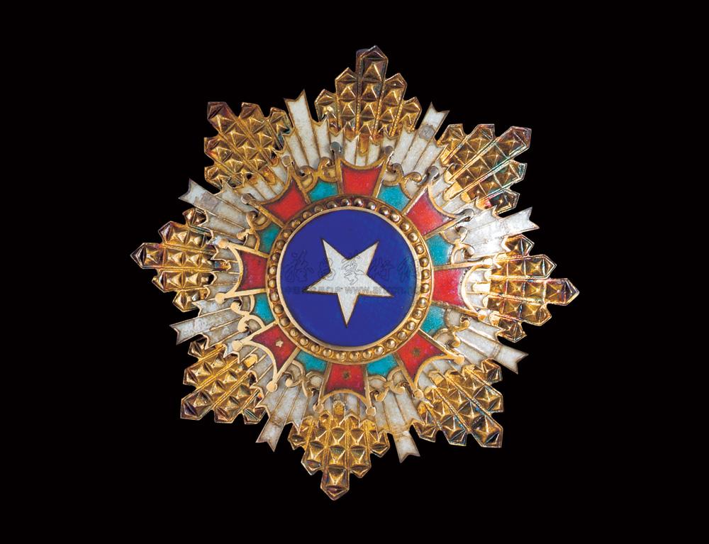 1797 民国时期国民政府一等景星勋章正章一枚
