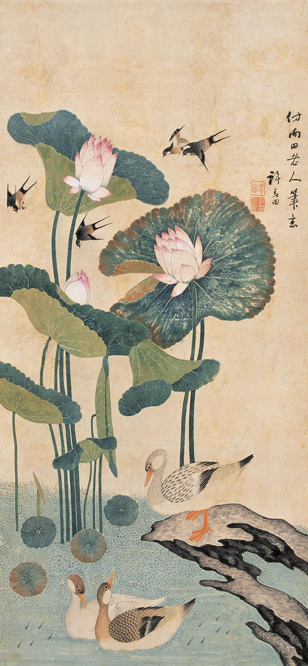 【花鸟 立轴 设色纸本】拍卖品_图片_价格_鉴赏_绘画_雅昌艺术品拍卖