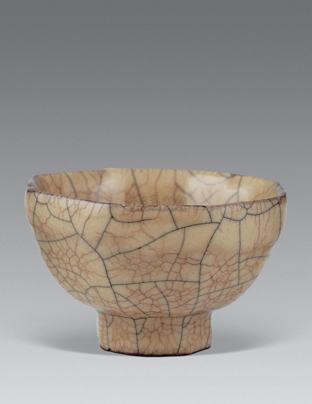 0165明哥釉八方杯