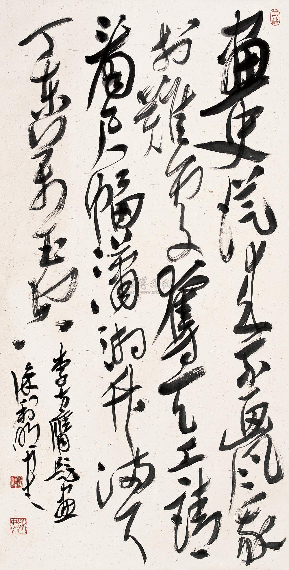 李方膺《题画诗》一首 立轴 水墨纸本】拍卖品_图片_价格_鉴赏_书法