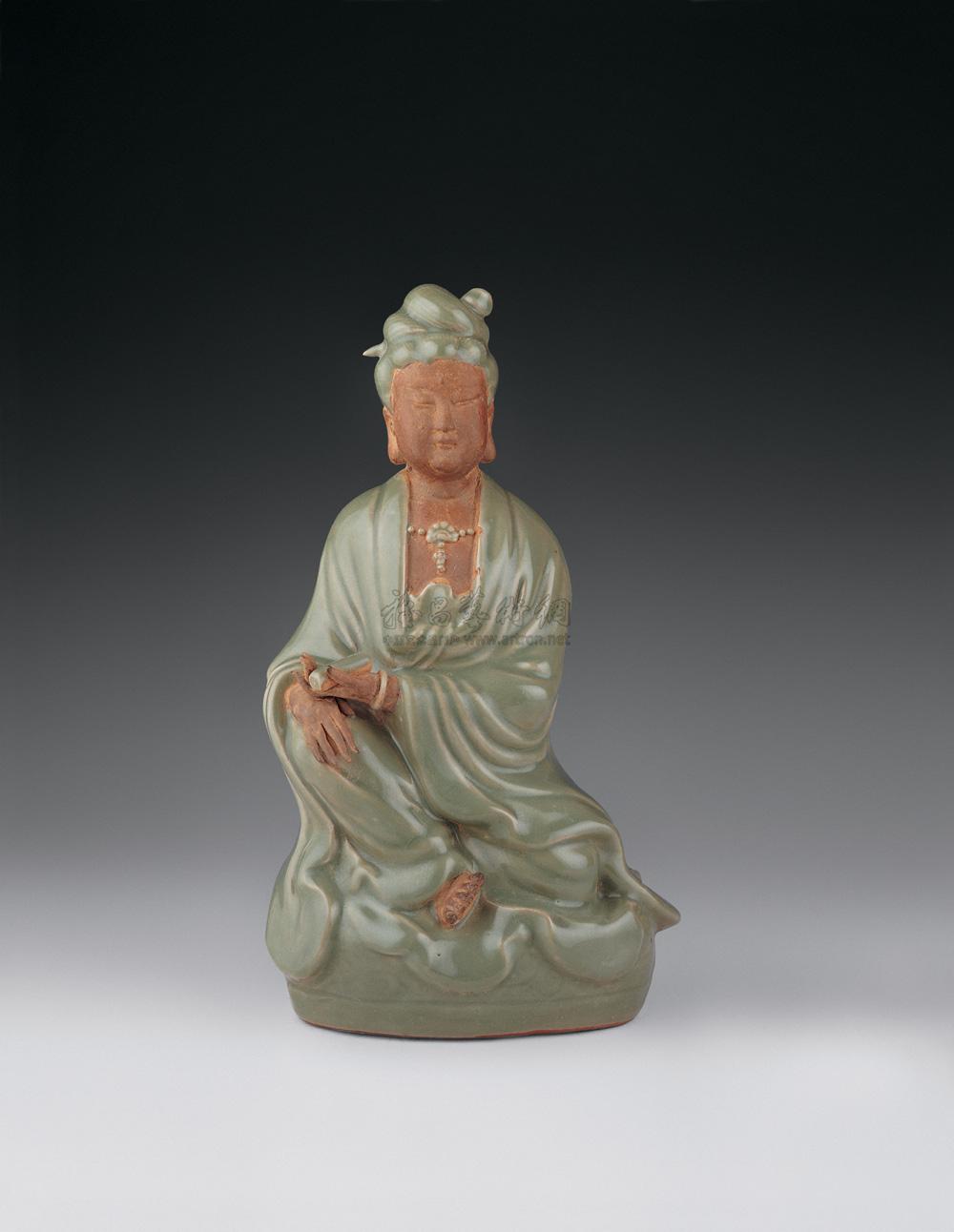 【元 观音坐像】拍卖品_图片_价格_鉴赏_元代以前陶瓷_雅昌艺术品拍卖