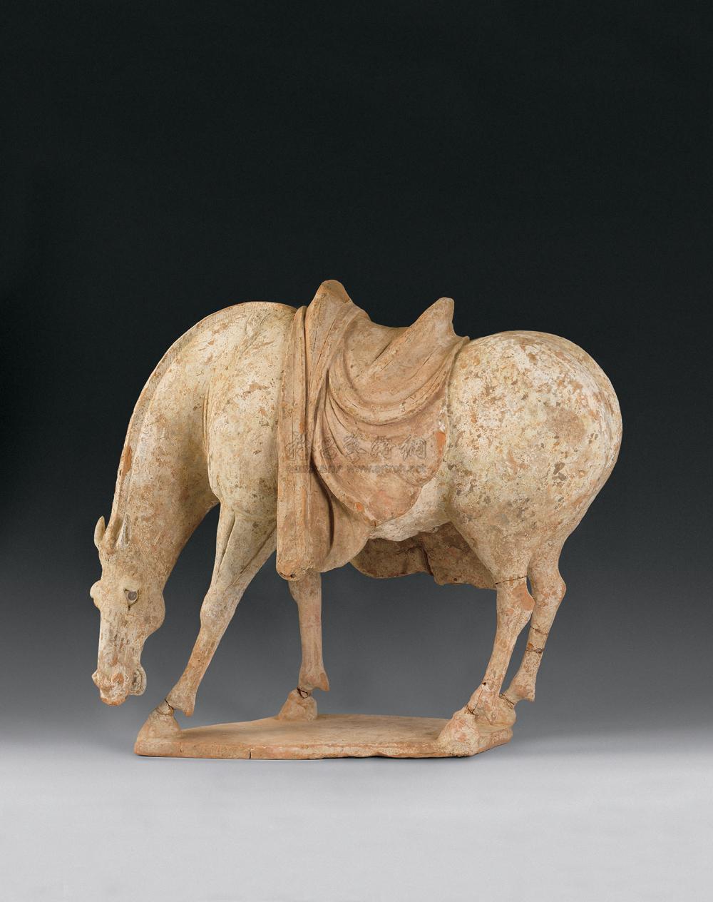【唐 彩绘陶马】拍卖品_图片_价格_鉴赏_元代以前
