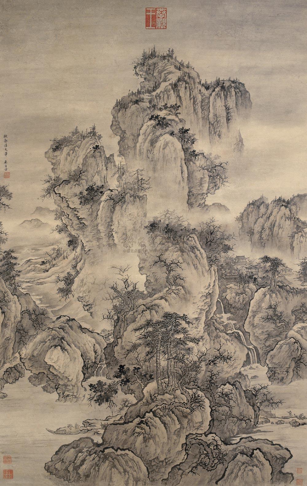 【早春图 立轴 水墨纸本】拍卖品_图片_价格_鉴赏_绘画_雅昌艺术品拍卖网
