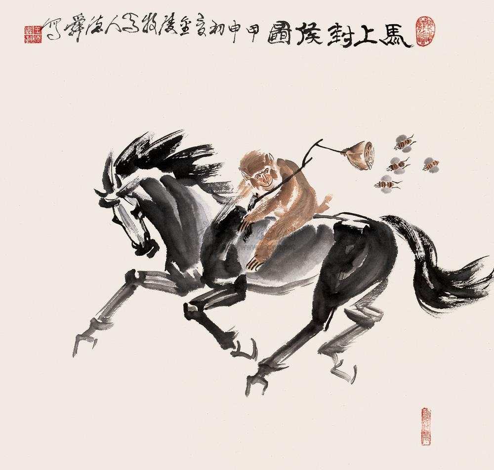 0342马上封侯图