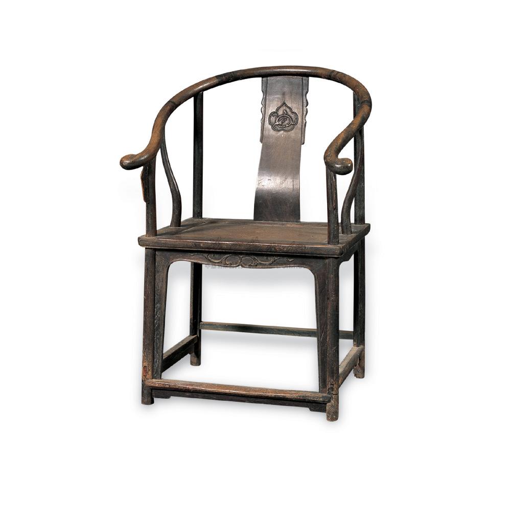 0060明鸡翅木圈椅