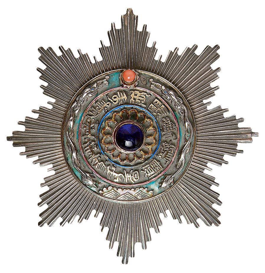 1904大清国第三等三级御赐双龙宝星勋章一枚