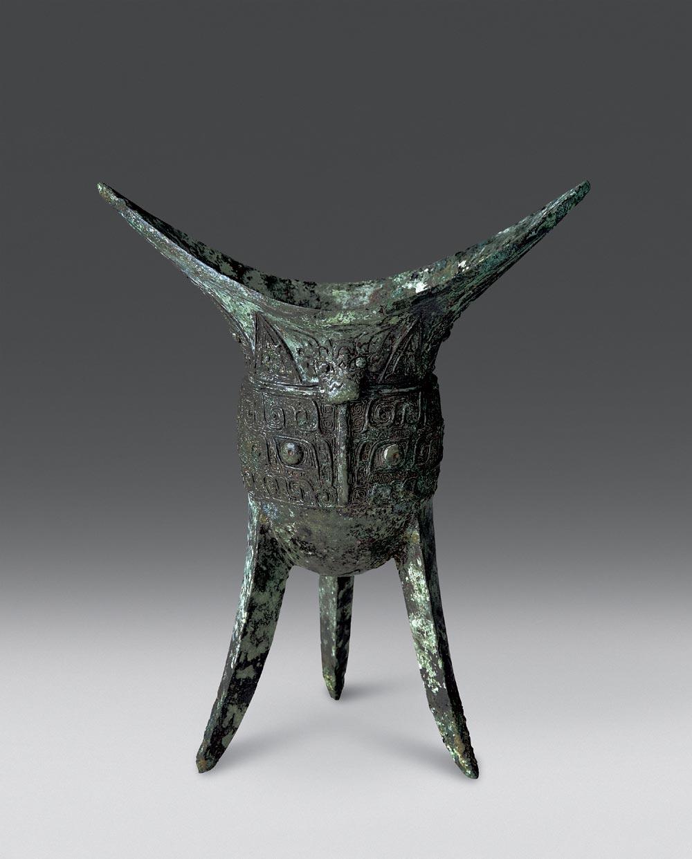 【西周早期 兽面纹角】拍卖品_图片_价格_鉴赏_青铜器_雅昌艺术品拍卖